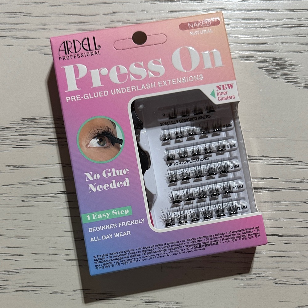 Ardell Press On Underlash Extensions False Eyelashes Naked/Natural